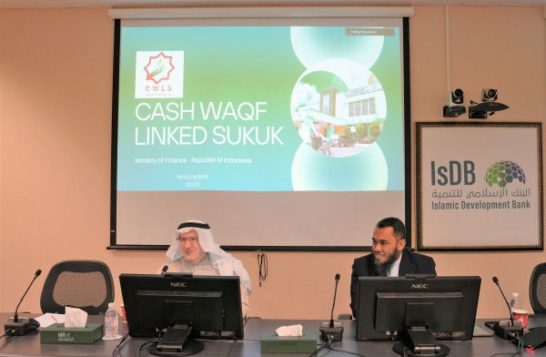 Islamic Development Bank Institute Hosts Lecture on Prize-Winning ‘Cash Waqf Linked Sukuk’ Developed by Indonesian Finance Ministry Islamic Development Bank Institute Hosts Lecture on Prize-Winning ‘Cash Waqf Linked Sukuk’ Developed by Indonesian Finance Ministry